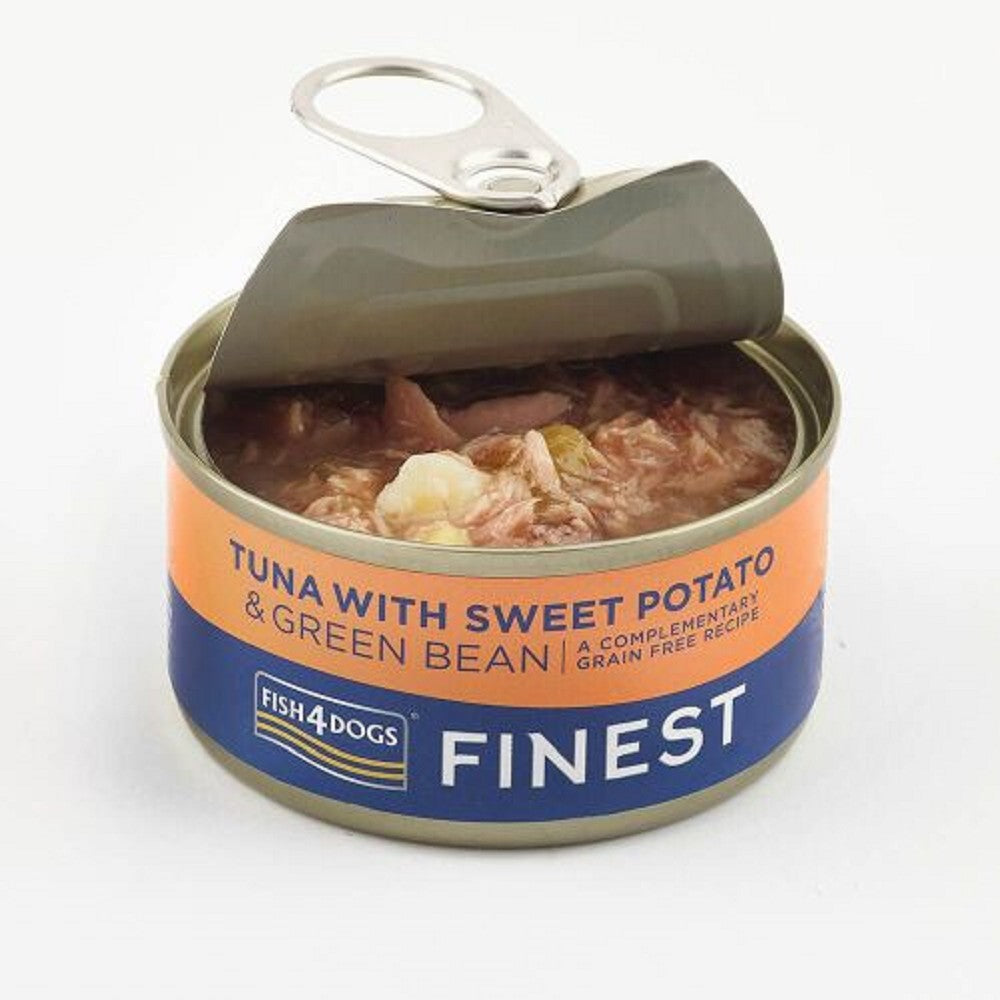 FISH4DOGS - 吞拿魚甜薯及青豆狗罐頭 85克