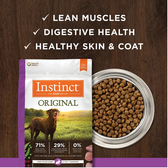 Instinct - 本能 經典無穀物 兔肉配方 狗乾糧 20lbs