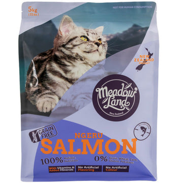 Meadowland 三文魚美毛配方全貓糧 1.8kg / 5kg