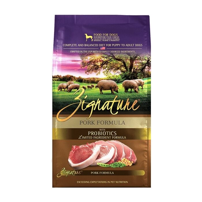 Zignature 美國超越狗乾糧 - 無穀物 - 豚肉配方 4lb/12.5lb/25lb