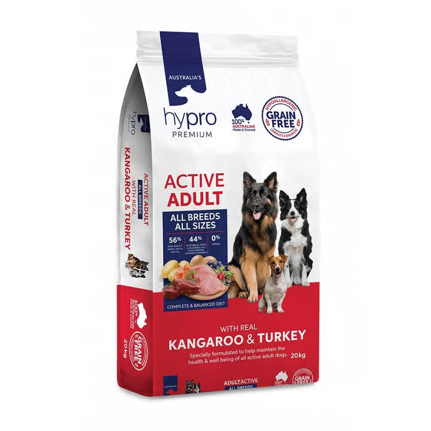 Hypro Premium袋鼠火雞成犬糧 20kg