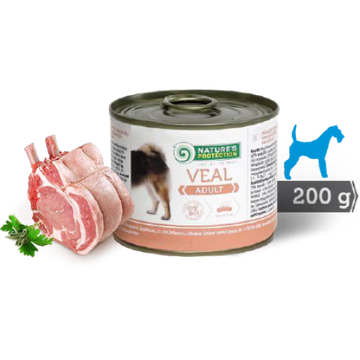 Nature's Protection - 成犬主食罐 牛肉(VEAL) 200g / 200gx6（原箱）