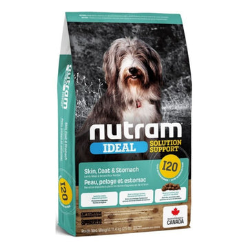 Nutram 加拿大紐頓狗乾糧 - I20 - 敏感腸胃，皮膚配方 11.4kg