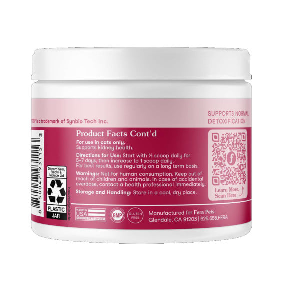 Fera Pets - 貓用腎臟補充劑 60g (獸醫研發|美國製造)