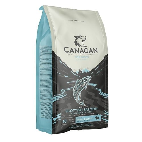 Canagan (原之選) 天然無穀物狗乾糧 - 蘇格蘭三文魚配方 (小型犬用) 2kg / 6kg