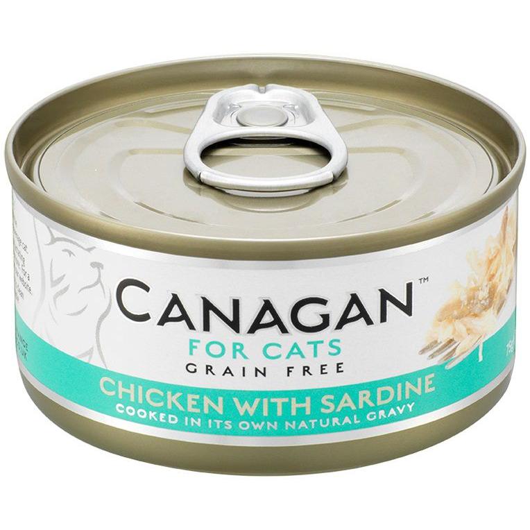 Canagan Natural Grain-Free Cat Food - Chicken and Sardines (75g)