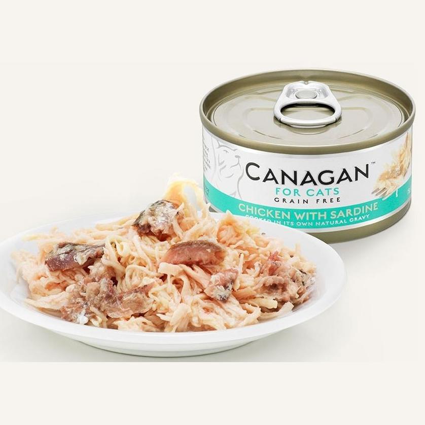 Canagan Natural Grain-Free Cat Food - Chicken and Sardines (75g)