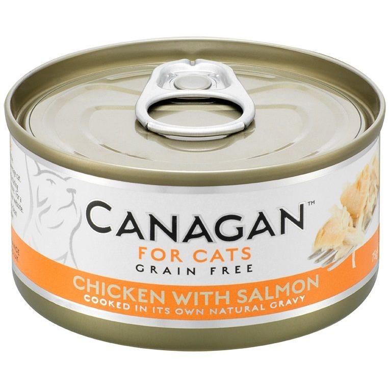 Canagan Natural Grain-Free Cat Food - Chicken and Salmon (75g)