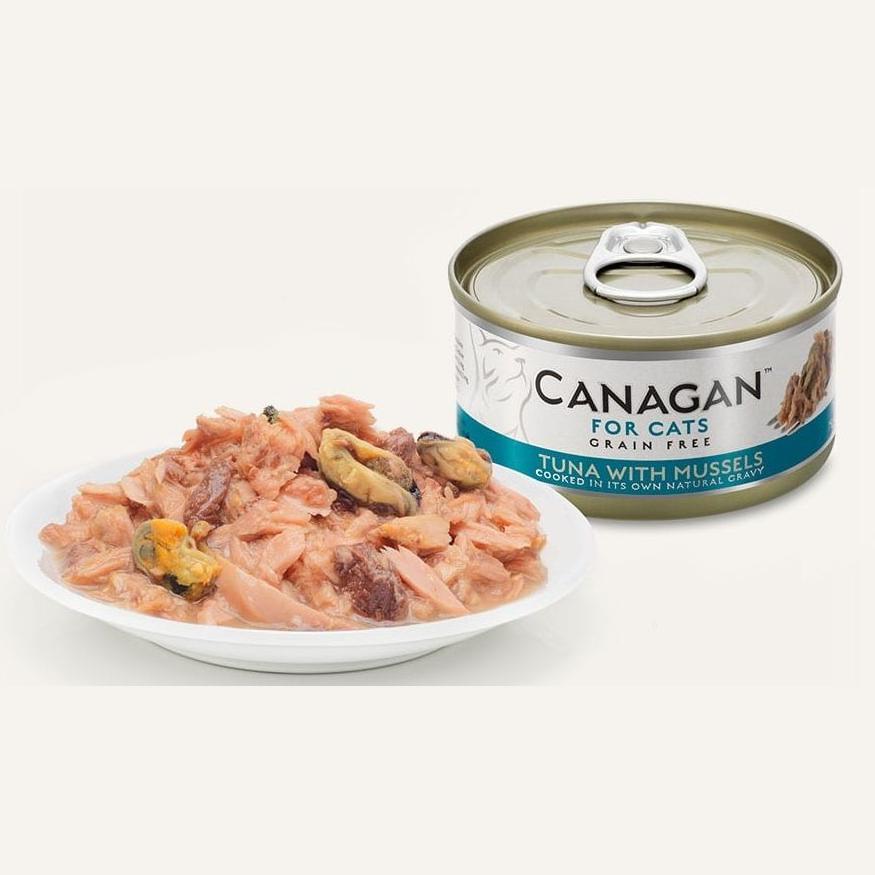 Canagan Natural Grain-Free Cat Food - Tuna and Mussels (75g)
