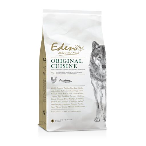 Eden 英國全天然無穀物全犬狗糧(小粒) 原始配方(雞肉、三文魚、鱈魚及鴨肉) 2kg/6kg