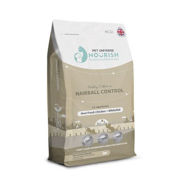 Pet Universe Nourish 化毛球配方（貓糧）/鮮雞肉&白身魚 1kg
