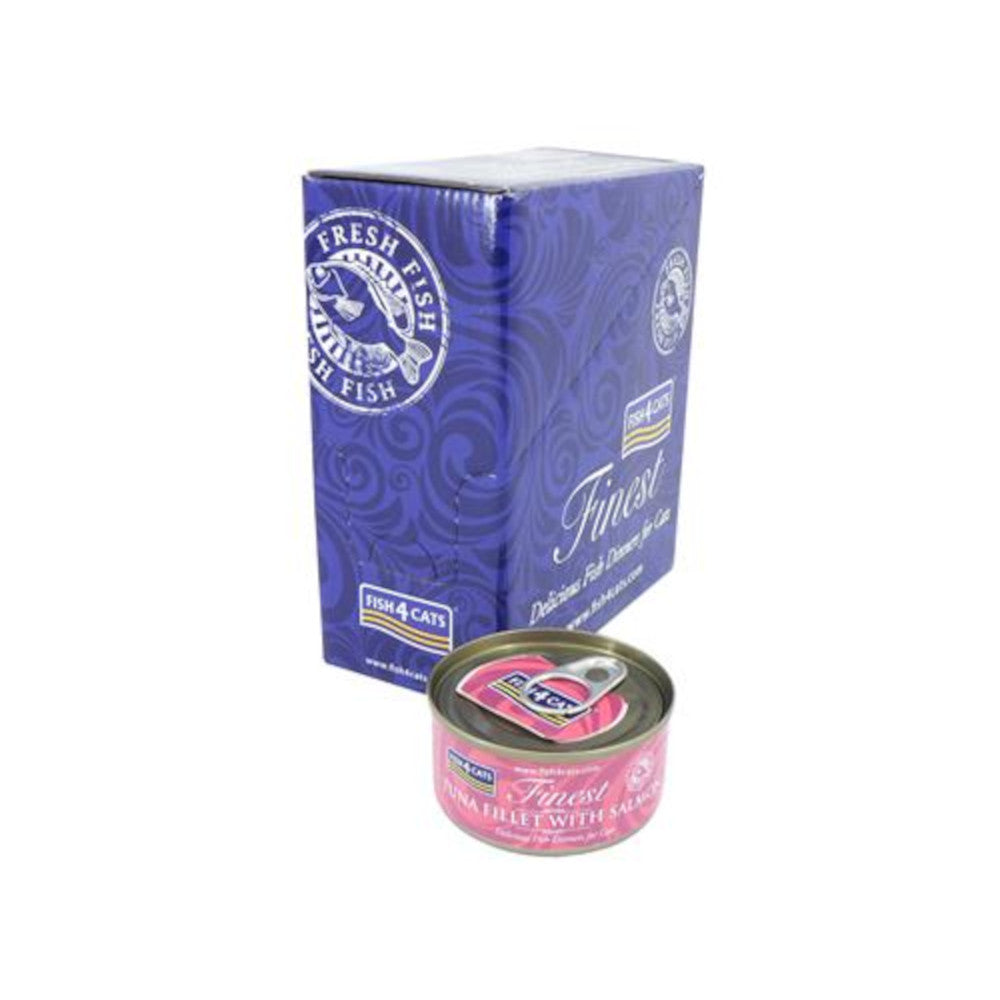 Fish4cats premium tuna fillets with salmon cat food