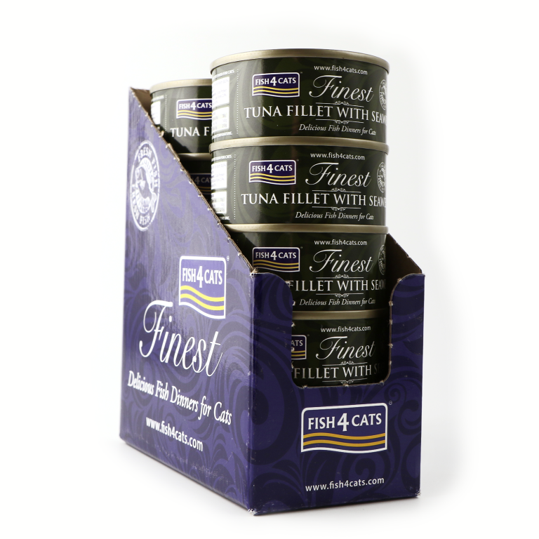 Fish4cats 優質海藻吞拿魚柳貓罐頭