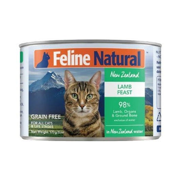 Feline Natural - F9 無穀物羊肉盛宴主食全貓配方貓罐頭170g