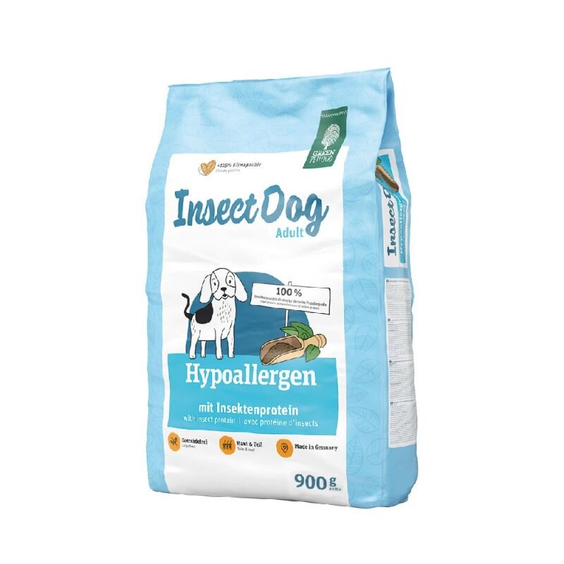 InsectDog Hypoallergen 蟲蟲蛋白 防皮膚敏感 無穀物 狗糧 900g