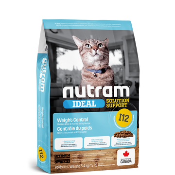 Nutram 加拿大紐頓貓乾糧 - I12 體重控制配方 2kg / 5.4kg