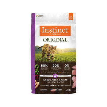 Instinct - ALS Original 經典無穀系列 - 兔肉配方 貓乾糧 4.5lbs / 10lbs
