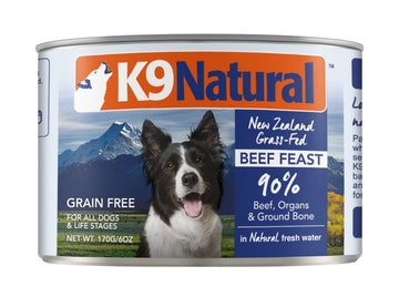 K9 Natural - K9 狗罐頭 - 牛肉盛宴(170g)