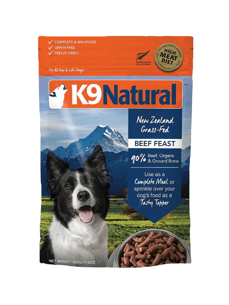 K9 Natural 凍乾牛肉盛宴500g/1.8kg/3.6kg