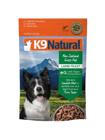 K9 Natural 凍乾羊肉盛宴500g/1.8kg/3.6kg
