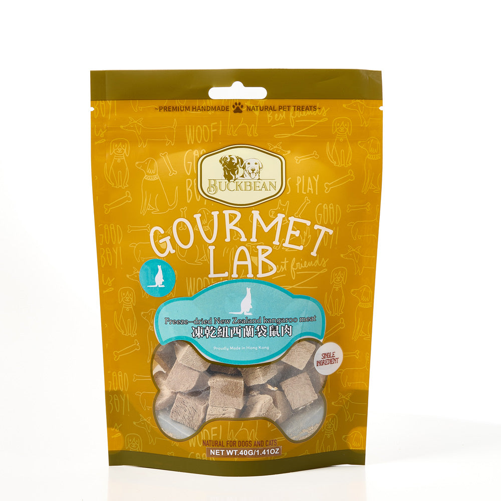 BuckBean 貓狗小食 凍乾紐西蘭袋鼠肉 40克 #BB003