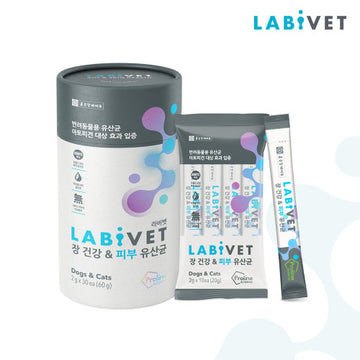 LABIVET - 寵物食用益生菌 腸道+皮膚(2g x 30) 貓犬合用