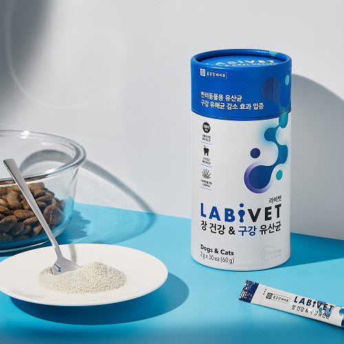 LABIVET - 寵物益生菌(腸道&口腔) 貓犬合用 (2gx30)