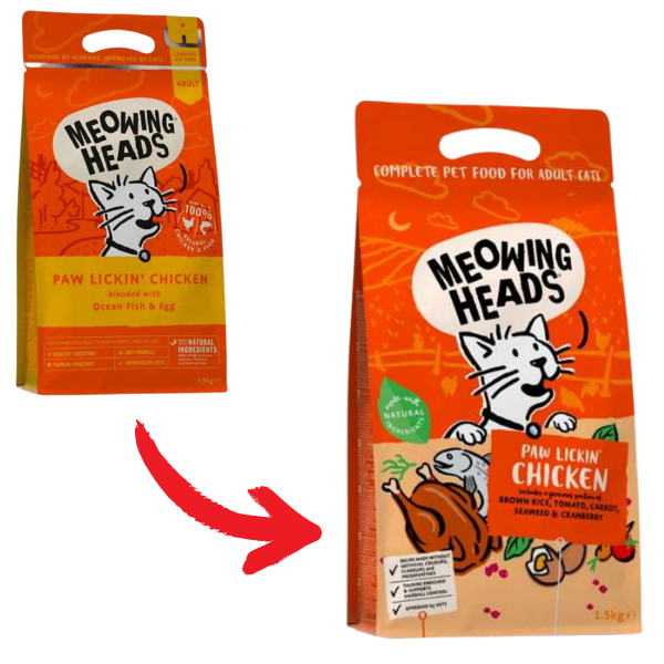 Meowing Heads (MH貓頭)英國成貓乾糧 - 雞肉配方 1.5kg