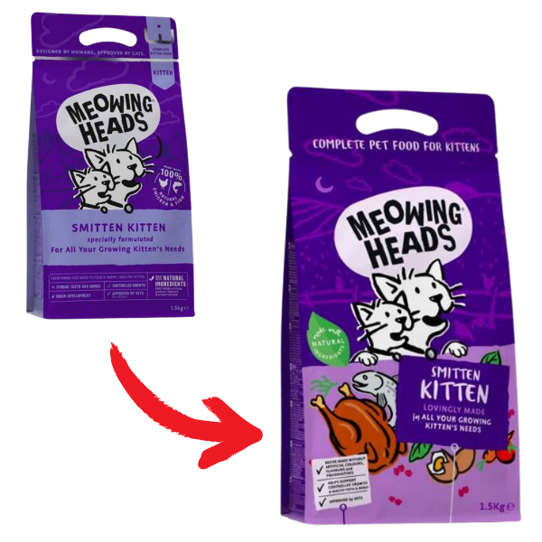 Meowing Heads (MH貓頭)英國幼貓乾糧 - 3kg