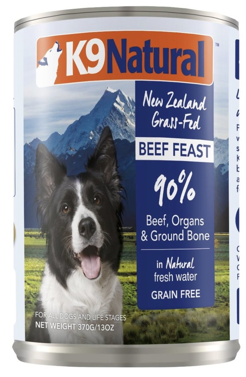 K9 Natural - K9 狗罐頭 - 牛肉盛宴(370g)