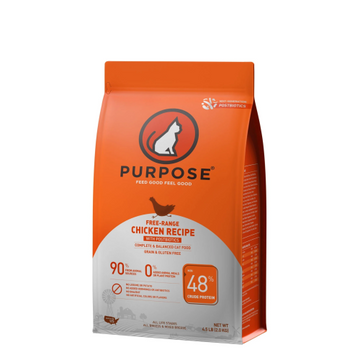 Purpose-普斯 無穀物 雞肉+白魚 全貓(後生元)配方 4.5lb / 10lb