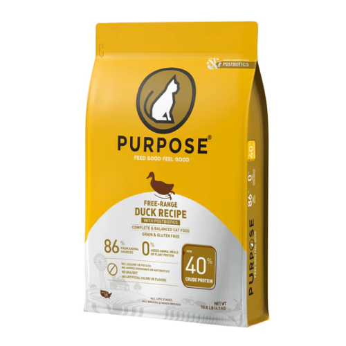 Purpose-普斯 無穀物 鴨肉+白魚 全貓(後生元)配方 4.5lb / 10lb