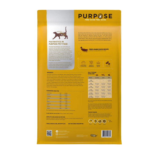 Purpose-普斯 無穀物 鴨肉+白魚 全貓(後生元)配方 4.5lb / 10lb