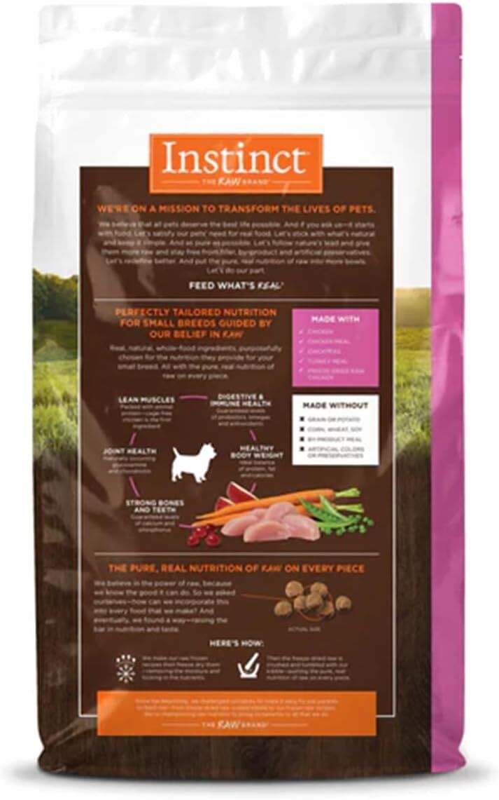 Instinct - 本能 經典無穀物 雞肉配方 小型犬糧 11 lbs