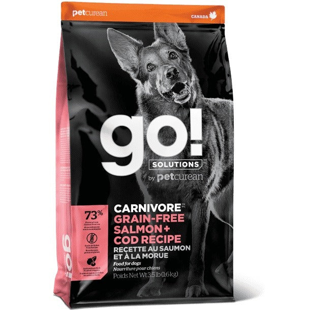 Go! SOLUTIONS Dry Dog Food - Vitality Nutrition Series - Grain-Free Salmon + Cod Formula