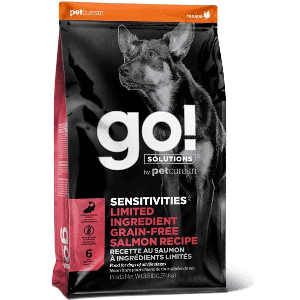 Go! SOLUTIONS Single Protein Dry Dog Food - Hypoallergenic Coat Series - Grain-Free Salmon Formula
