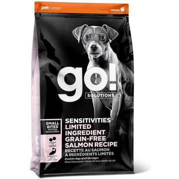Go! SOLUTIONS 狗乾糧 - 低敏美毛系列-小型犬-三文魚配方-全犬糧（細粒）