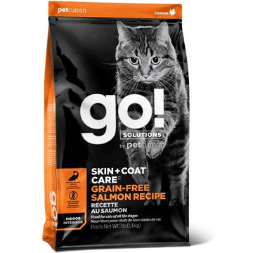 Go! SOLUTiONS Dry Cat Food - Skin Care &amp; Coat Enhancement Series - Grain-Free Salmon Formula