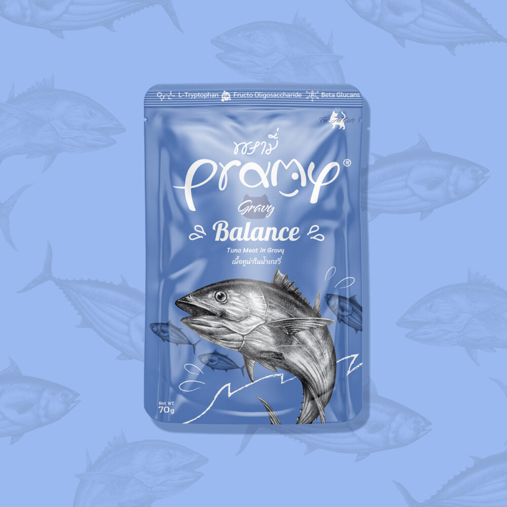Pramy Functional Cat Wet Pack [Gravy Series] - Balanced Nutrition / Premium White Tuna 70g
