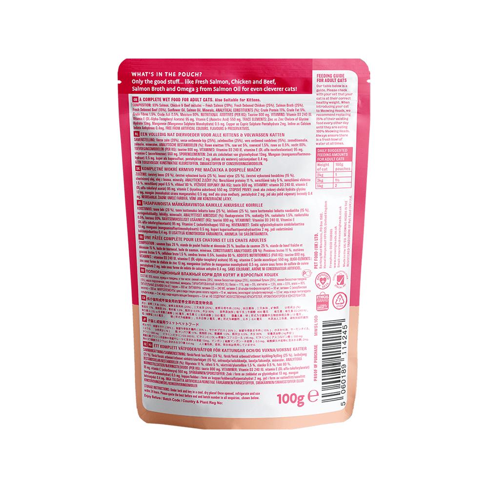 Meowing Heads So-Fish-Ticated Salmon Wet Cat Food