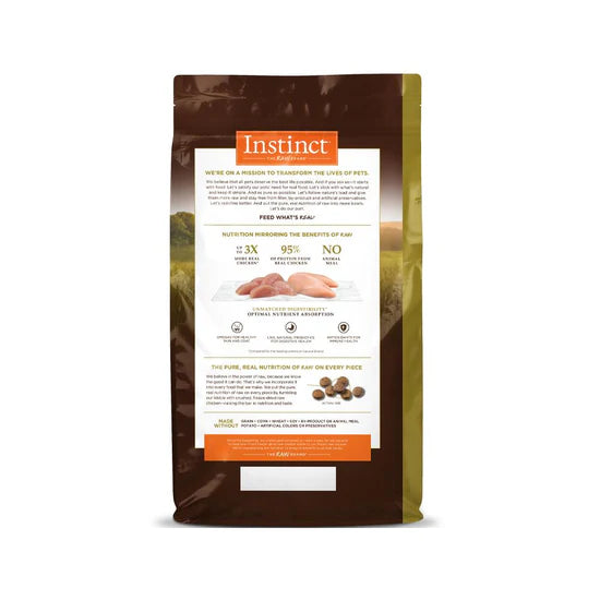 Instinct - 頂級蛋白無穀系列 - 雞肉配方- 貓乾糧 4lbs / 10lbs