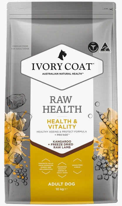 Ivory Coat 健康管理活力袋鼠肉 成犬配方(無穀物乾糧+生羊肉凍乾) 1.8kg/10kg