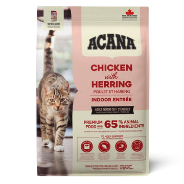Acana 加拿大愛肯拿貓乾糧 - 區域系列 - 室內 (雞肉 + 鯡魚) 1.8kg / 4.5kg