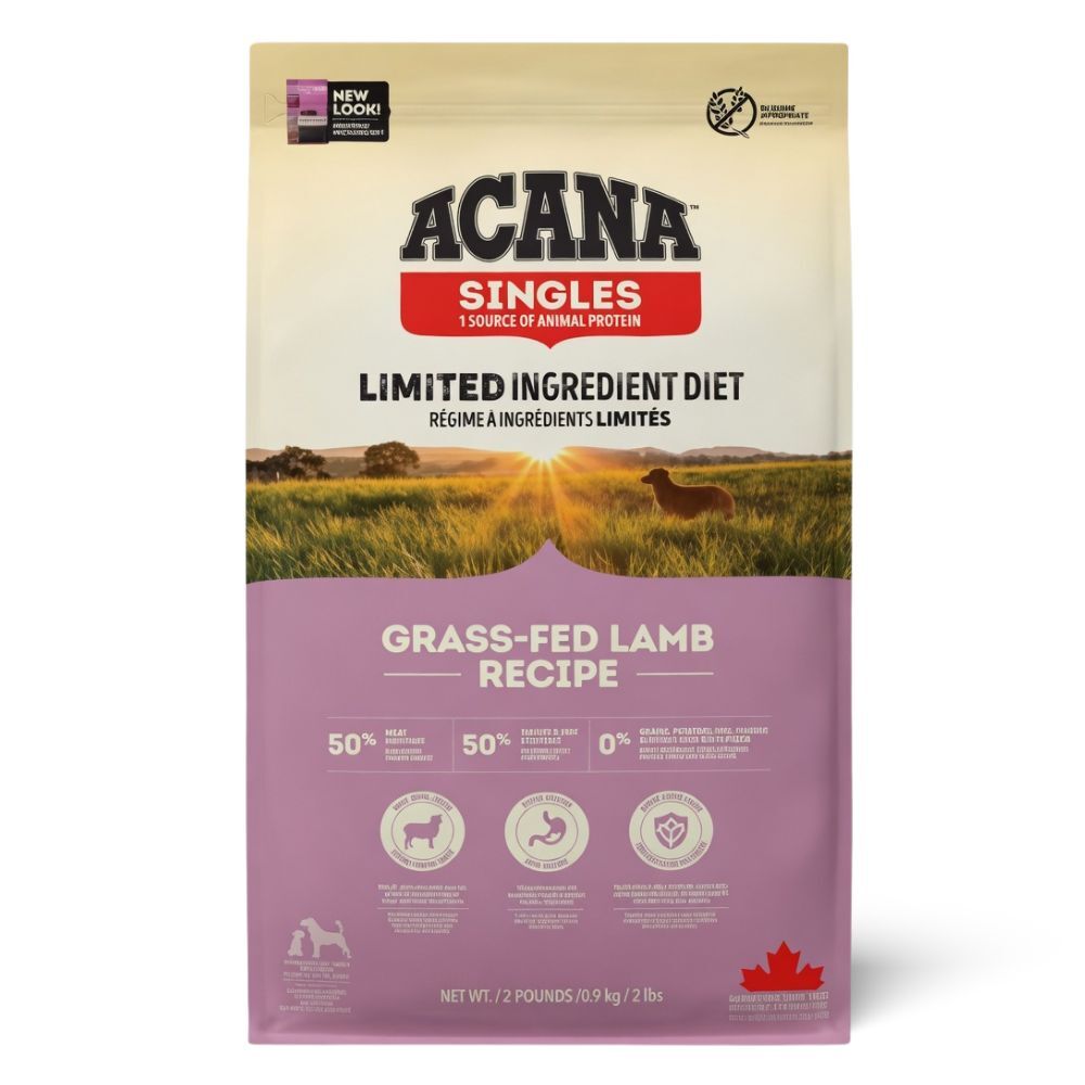 Acana - 愛肯拿-單一蛋白無穀物 狗乾糧-草飼羊配方 2kg / 6kg / 11.4kg
