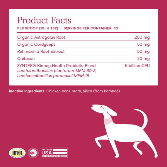 Fera Pets -犬用腎臟補充劑 60g (獸醫研發|美國製造)