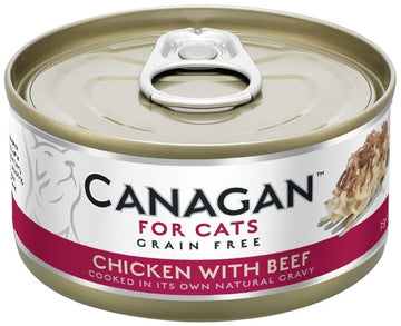 Canagan (原之選) 天然無穀物貓糧罐頭 - 雞肉牛肉 75g