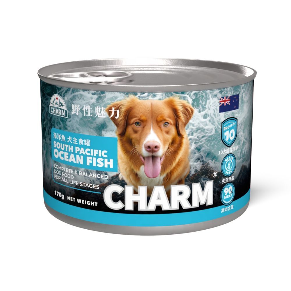 CHARM 狗主食罐頭 - 超能精華 無穀物海洋魚配方 170g / 370g