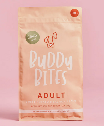 BUDDY BITES - 成犬三文魚甜薯乾狗糧500g/2kg/5kg