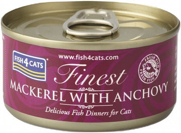 Fish4Cats 貓濕糧 - Finest - 鯖魚塊鳳尾魚 70g