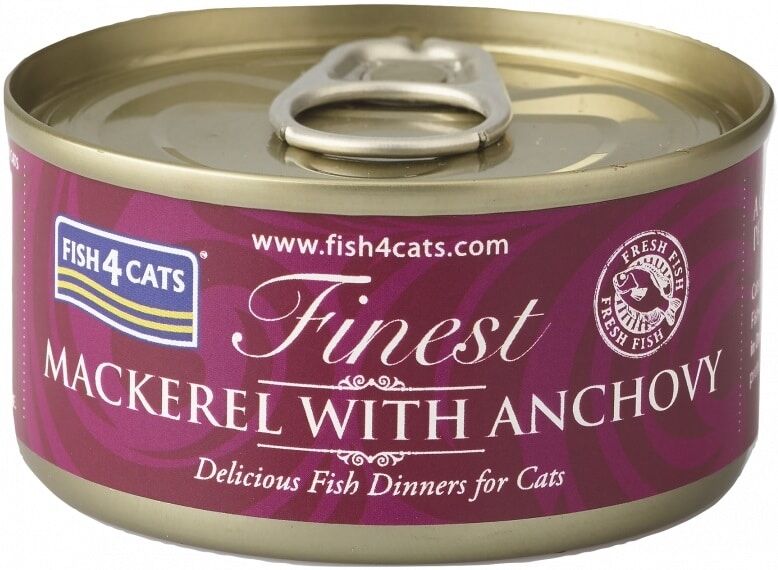 Fish4Cats 貓濕糧 - Finest - 鯖魚塊鳳尾魚 70g